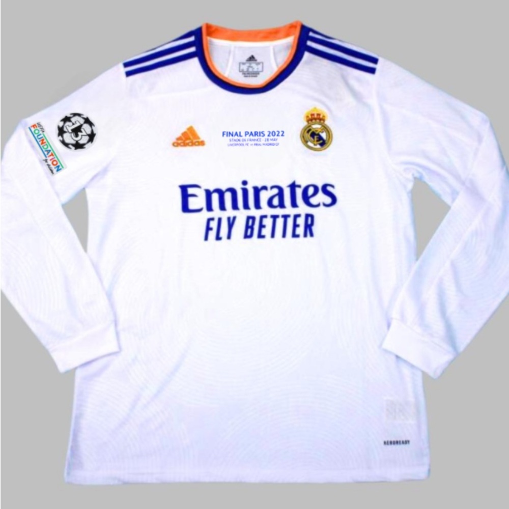 Real Madrid 2022 Final Jersey